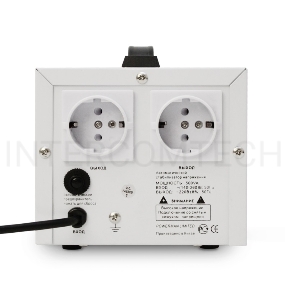 Стабилизатор напряжения Powerman AVS 500D White (220В±8% 500ВА,5А,КПД 98%, циф. индикация вх./вых.)