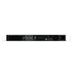 Источник бесперебойного питания Line-Interactive CyberPower PR1000ELCDRT1U 1000VA/670W USB/RS-232/EPO/SNMPslot (6 IEC С13)