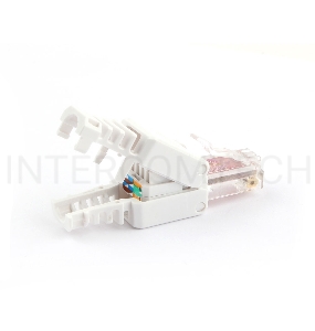 Штекер RJ-45 (8P8C) LK-8P8C быстрозажимной ручной кат. 5e и 6