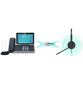 Гарнитура YEALINK YHS34 Dual Дуо, Проводная, HD звук, QD, RJ9, шт