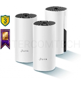 Бесшовный Mesh роутер TP-Link Deco M4 (DECO M4(3-PACK)) AC1200 10/100/1000BASE-TX (упак.:3шт)