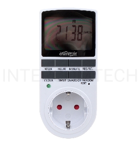 Таймер электрический Energenie EG-SST-01, LCD-дисплей 2,3″, белый