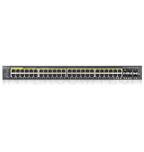Гибридный L2 коммутатор PoE+ Zyxel NebulaFlex Pro GS2220-50HP, rack 19