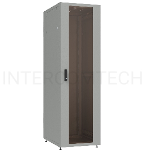 Шкаф коммутационный C3 Solutions Practic.3 24-66.GF12.SD2.BF11 G (NT435080) напольный 24U 600x600мм пер.дв.стекл задн.дв.двуст. 2 бок.пан. направл.под закл.гайки 1300кг серый 510мм 56кг IP20 сталь