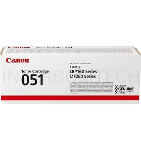 Тонер-картридж CANON 051 BK 1700 стр