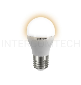 Лампа GAUSS LED Elementary Globe 6W E27 2700K Арт.LD53216