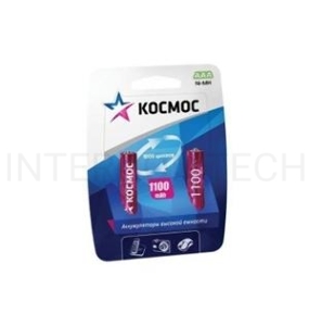 Аккумулятор КОСМОС KOCR03NIMH(1100MAH)  R03 NiMn 1100мАч (блист.2шт.)
