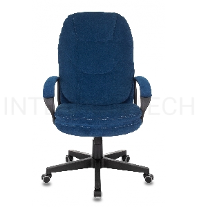 Кресло руководителя Бюрократ CH-868N Fabric темно-синий Velvet 29 крестовина пластик