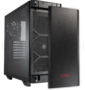 Компьютерный корпус XPG INVADER-BLACKCOLOR BOXWORLDWIDE (ATX, подсветка ARGB, 2  вентилятора 120мм, стеклянная боковая панель, черный)
