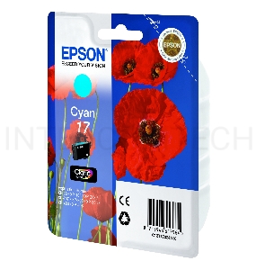 Картридж струйный Epson C13T17024A10 голубой для Epson XP33/203/303 (150стр.)