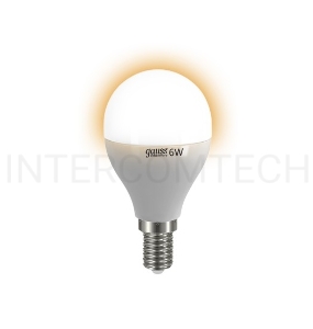 Лампа GAUSS LED Elementary Globe 6W E14 2700K  арт.LD53116