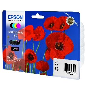 Картридж струйный Epson C13T17064A10 черный/голубой/пурпурный/желтый набор карт. для Epson XP33/203/303