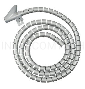 Кабельный органайзер Buro BHP CG155S Spiral Hose 15x1500mm Silver