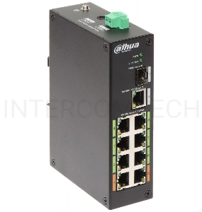 Коммутатор Dahua DH-LR2110-8ET-120  8-портовый ePoE