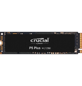 Твердотельный накопитель Crucial P5 Plus, 1000GB, SSD, M.2 2280, NVMe, PCIe 4.0 x4, 3D TLC, R/W 6600/5000MB/s, IOPs 630 000/700 000, 600TBW