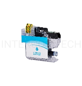 Струйный картридж Sakura LC3617C для Brother, голубой, 10 мл., 550 к.