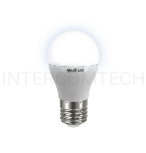 Лампа GAUSS LED Elementary Globe 6W E27 4100K арт. 53226