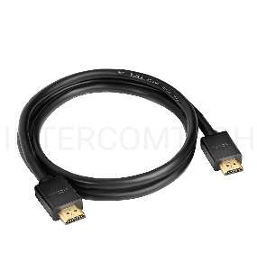 Кабель Greenconnect 0.5m HDMI версия 2.0, HDR 4:2:2, Ultra HD, 4K 60 fps 60Hz/5K*30Hz, 3D, AUDIO, 18.0 Гбит/с, 28/28 AWG, OD7.3mm, тройной экран, черный, GCR-HM411-0.5m Greenconnect Кабель 0.5m HDMI версия 2.0, HDR 4:2:2, Ultra HD, 4K 60 fps 60Hz/5K*30Hz,