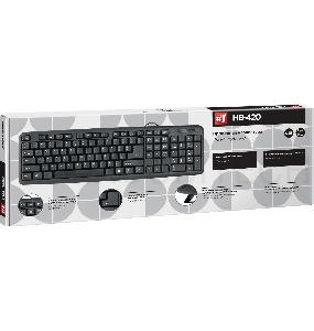 Клавиатура DEFENDER USB #1 HB-420 RU BLACK 45420