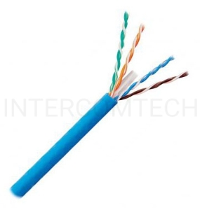 Кабель информационный Lanmaster LAN-6EUTP-LSZH-BL кат.6 U/UTP не экранированный 4X2 LSZH внутренний 305м синий