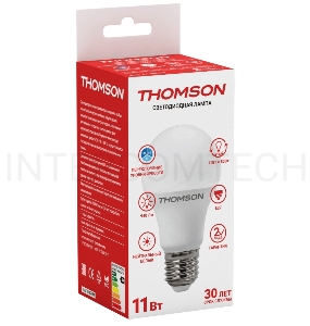 Лампа светодиодная Hiper THOMSON LED A60 11W 940Lm E27 4000K 3-STEP DIMMABLE