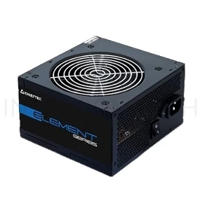 Блок питания Chieftec Element ELP-600S-Bulk (ATX 2.3, 600W, 85 PLUS, Active PFC, 120mm fan, power cord) OEM