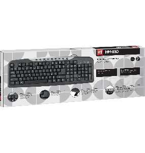 Клавиатура Defender HM-830 RU Black USB 45830 {Проводная клавиатура, полноразмерна}