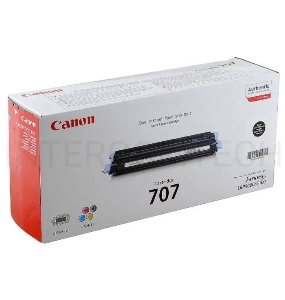 Тонер-картридж Canon 707Bk (9424A004) Black черный, 2500 стр., для LBP- 5000/5100