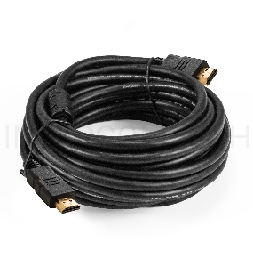Кабель HDMI ExeGate EX-CC-HDMI-10.0F (19M/19M, 10м, v1.4b, ферритовые кольца, позолоченные контакты)
