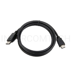 Кабель DisplayPort-HDMI Gembird/Cablexpert  1,8м, 20M/19M, черный, экран, пакет (CC-DP-HDMI-6)