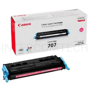 Тонер-картридж Canon 707M (9422A004) Magenta пурпурный, 2000 стр., для LBP 5000/5100