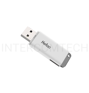 Флеш Диск Netac U185 64Gb <NT03U185N-064G-30WH>, USB3.0, с колпачком, пластиковая белая