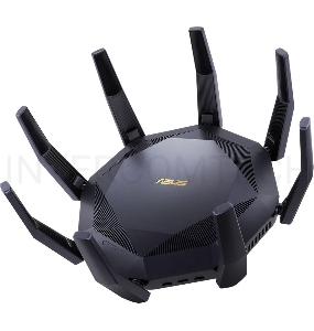Роутер ASUS RT-AX89X //802.11b/g/n/ac/ax, до 1148+4804 бит/c, 2,4 + 5 гГц, 8 антенны, USB, GBT LAN ; 90IG04J1-BM3010