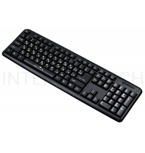Клавиатура Oklick 180M черный USB