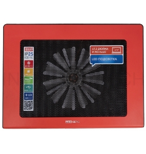 Подставка для ноутбука STM IP25 Red STM Laptop Cooling IP25 Red (17,3