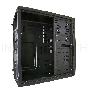 Корпус Minitower Exegate EX272748RUS QA-412U Black, mATX, <XP600, Black, 120mm>, 2*USB+2*USB3.0, Audio