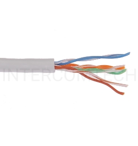 Кабель связи витая пара ITK  F/UTP, кат.5E, 4 пары 24AWG solid, 305м, LSZH, серый Кабель связи витая пара F/UTP, кат.5E, 4 пары 24AWG solid, 305м, LSZH, серый