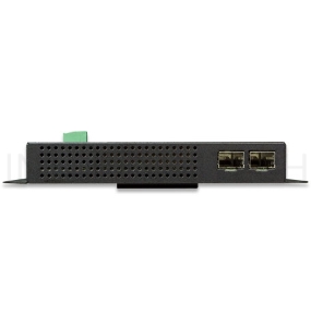Коммутатор PLANET IP30, IPv6/IPv4, L2+ 8-Port 10/100/1000T 802.3at PoE + 2-Port 1G/2.5G SFP Wall-mount Managed Switch with LCD touch screen (-20~70 degrees C, dual power input on 48-56VDC terminal block and power jack, ERPS Ring, 1588, Modbus TCP, ONVIF, 