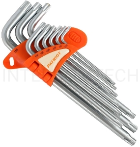 Набор ключей PATRIOT SKТ-9L, TORX, длинные, T10-T50, CRV, 9 шт