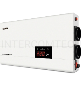 Сетевые фильтры SVEN Стабилизатор напряжения AVR SLIM-2000 LCD