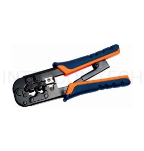 Инструмент обжим ITK TM1-B11H  для RJ-45,12,11 с  x рап. ме x . сине-оранж