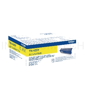 Тонер-картридж Brother TN-423Y желтый (4000 стр.) для HL-L8260CDW, HL-L8360CDW, DCP-L8410CDW, MFC-L8690CDW, MFC-L8900CDW