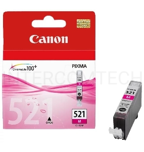 Картридж струйный CLI-521M (2935B004) для Canon Pixma iP3600, 4600, MP540 ,MP620, MP630, MP980, Пурпурный, 520стр.