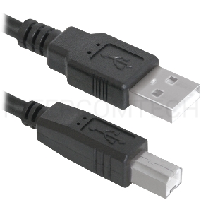 Кабель Defender USB04-06p.bag  Кабель USB 2.0  для соед. 1.8м AM/BM , пакет  (83763)
