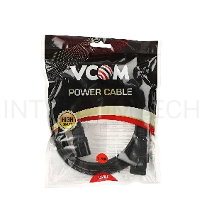 Кабель VCOM CE001-CU0.75-1.8 Кабель монитор - компьютер 220V (UPS -> устройство) VCOM <VDE> 3G*0.75mm (CE001-CU)1.8м