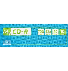 Диск CD-R MyMedia 700Mb 52x pack wrap (10шт) (69204)