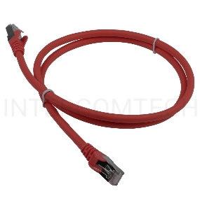 Патч-корд LANMASTER LSZH FTP кат.6A, 2.0 м, красный