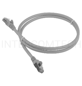 Патч-корд LANMASTER LSZH FTP кат.6, 3.0 м, серый