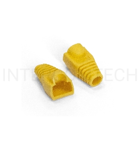 Колпачок ExeGate BC45-100-YL изолирующий для коннектора RJ-45, желтый (100шт)