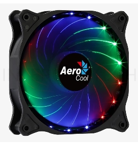 Вентилятор Aerocool Cosmo, Fixed RGB LED, 120x120x25мм, MOLEX 4-PIN